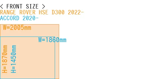 #RANGE ROVER HSE D300 2022- + ACCORD 2020-